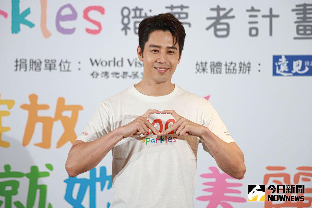 ▲胡宇威糾正陳庭妮現在要改口稱老公。（圖／記者葉政勳攝）