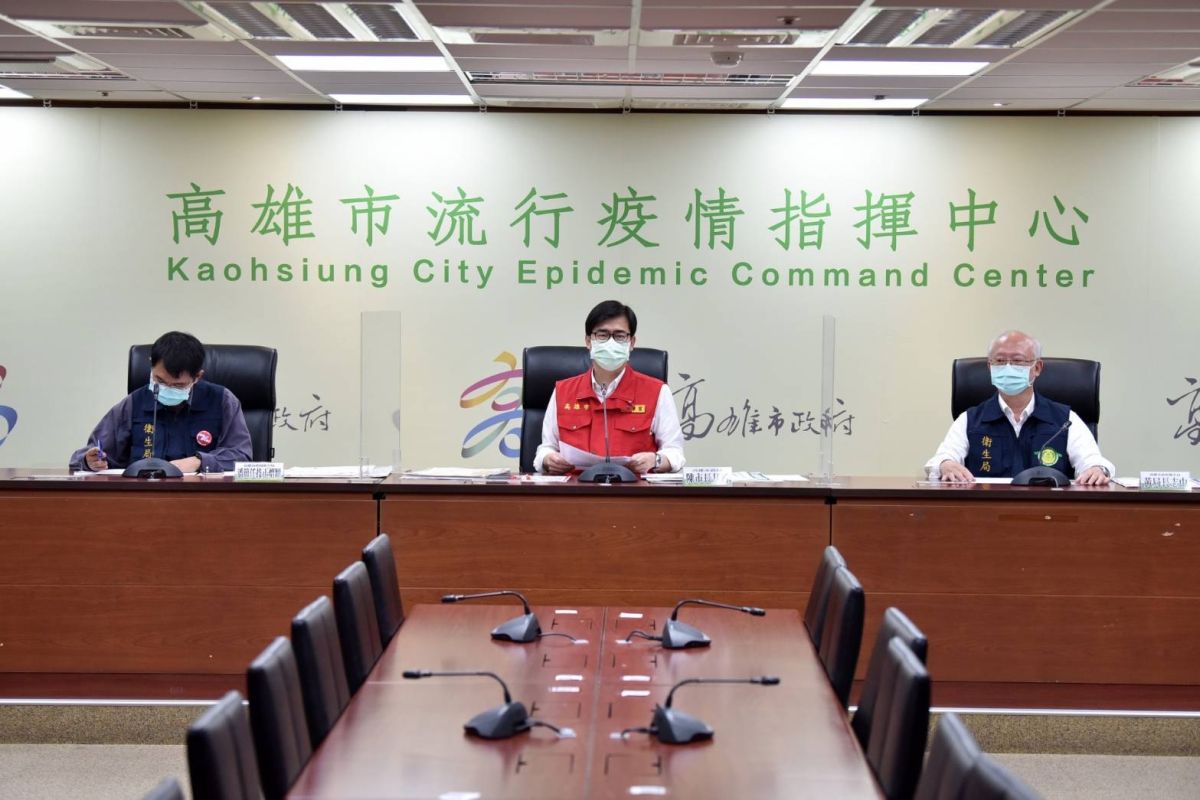 ▲高醫、長庚醫護人員傳確診，陳其邁表示風險在掌控範圍中。(圖／高市府提供)