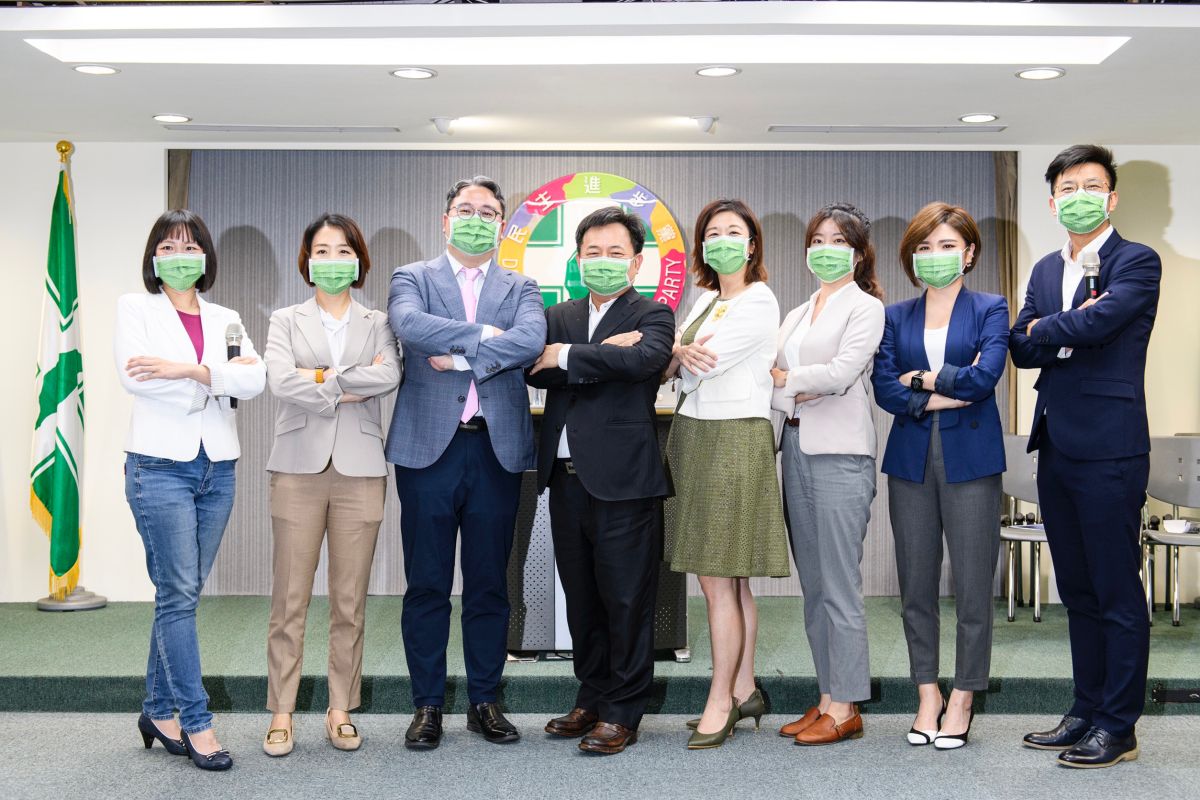 ▲備戰2022，民進黨發言人新戰隊成型。（圖／民進黨提供）