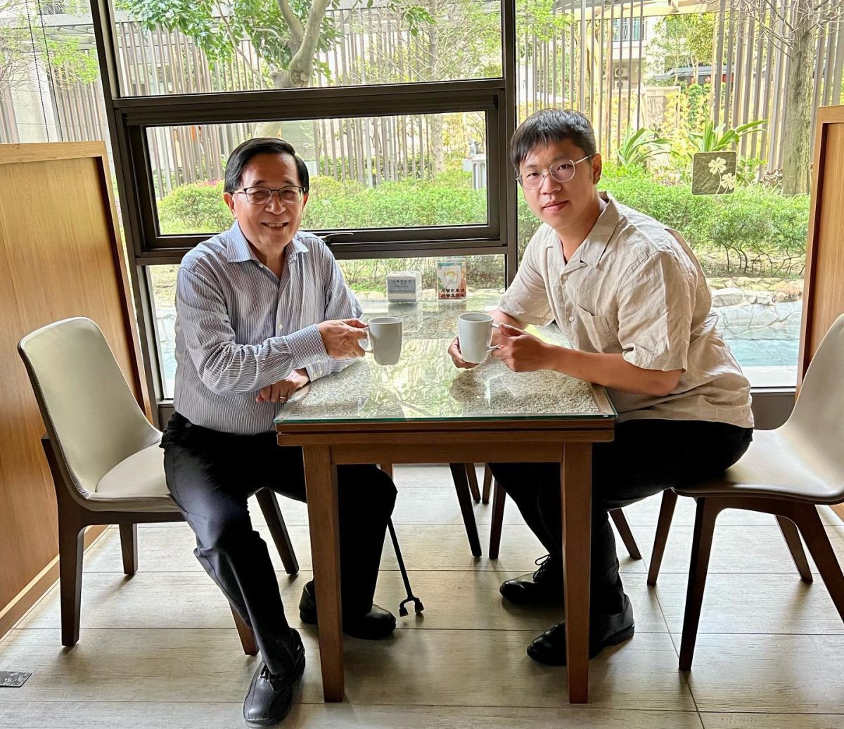 ▲陳水扁透過IG，與天然獨年輕世代網友見面，雙方相談甚歡。（圖／翻攝自陳水扁臉書）