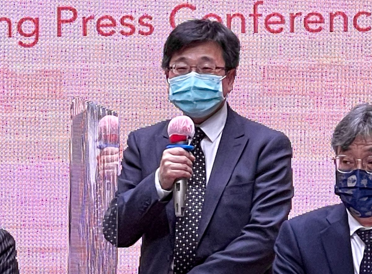 ▲衛福部疾管署長周志浩表示，快篩實名制部分，主要參考當初口罩實名制類似做法，使用健保卡等方式。（圖／記者王敏旭攝，2022.04.14）