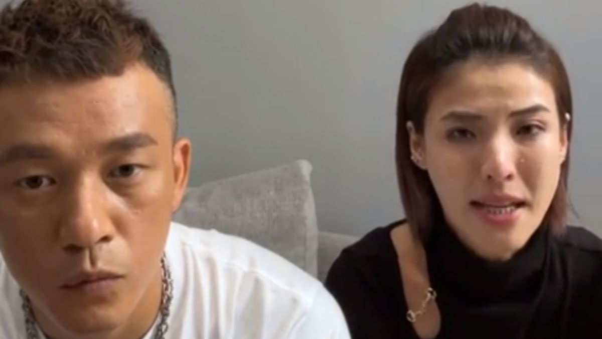 ▲徐小可（右）批判陳時中遭部分網友砲轟，她淚崩公開道歉。（圖／白吉勝&徐小可 Love 白宮這一家 Pai’s Family臉書）