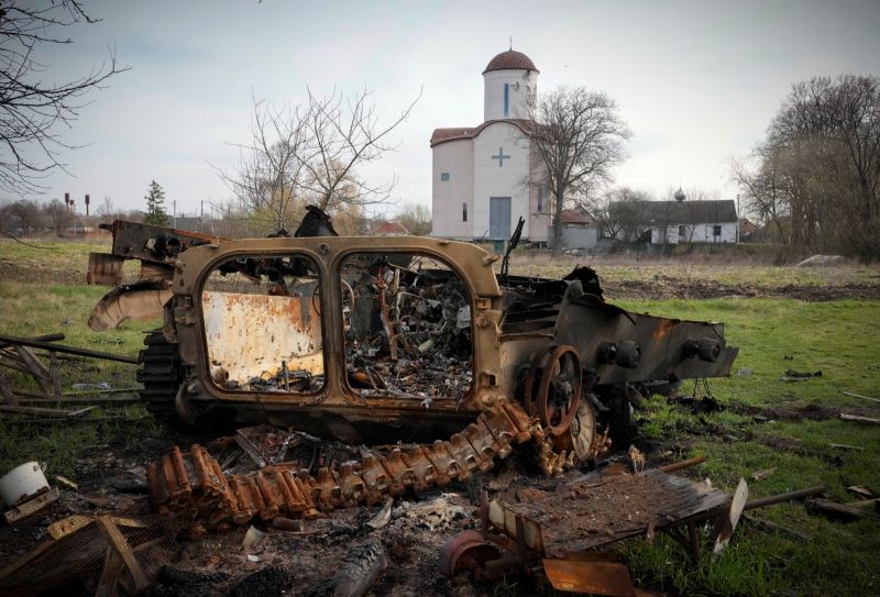 俄羅斯：歐洲援烏克蘭坦克在基輔近郊遭摧毀