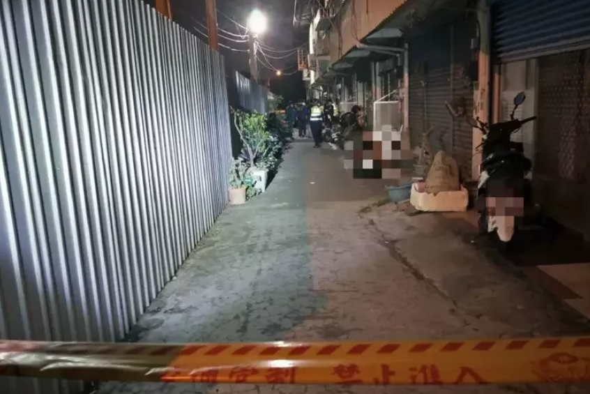 ▲台中市晚間驚傳一起兇殺案件，遭砍男子因流血過多，送醫後仍宣告不治。（圖／翻攝畫面）