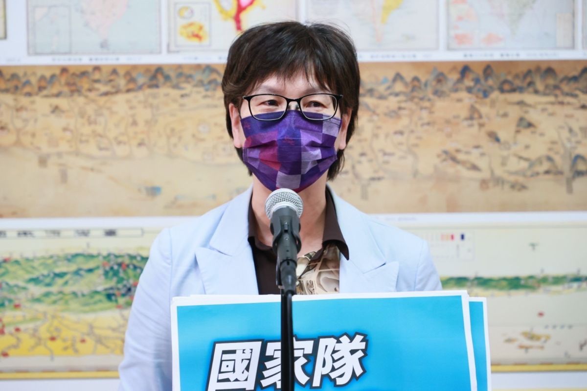 ▲北市市長柯文哲、副市長黃珊珊接觸確診者遭隔離，立委蔡壁如表示，透過視訊會議，市政不受影響。（圖／民眾黨立院黨團提供）