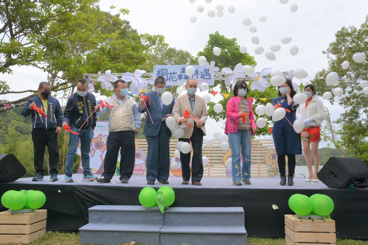 ▲「2022新竹遶桐花－桐花森林遇」系列活動正式開跑！（圖／新竹縣政府提供）