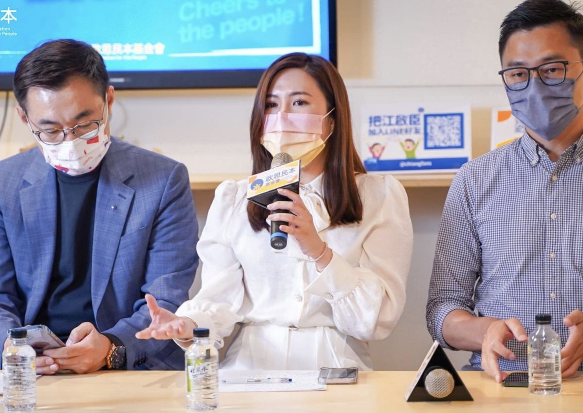 ▲台北市中山大同區議員參選人柳采葳聲援彥均，要求閣揆蘇貞昌勿再當言論警察。（圖／翻攝自臉書）