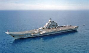 ▲俄羅斯唯一的一艘航空母艦庫茲涅佐夫號。（圖／美國國防部）