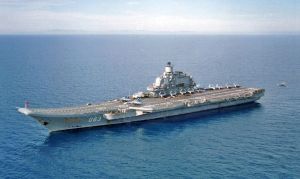 ▲俄羅斯唯一的一艘航空母艦庫茲涅佐夫號。(圖/美國國防部) ▲俄羅斯唯一的一艘航空母艦庫茲涅佐夫號。(圖/美國國防部)