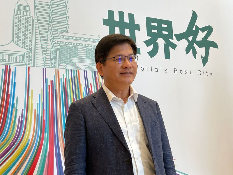 ▲林佳龍受訪指出，他半年前表態不會再次回鍋參選台中市長，至於台北部分他在評估當中。（圖／記者王敏旭攝，2022.04.20）