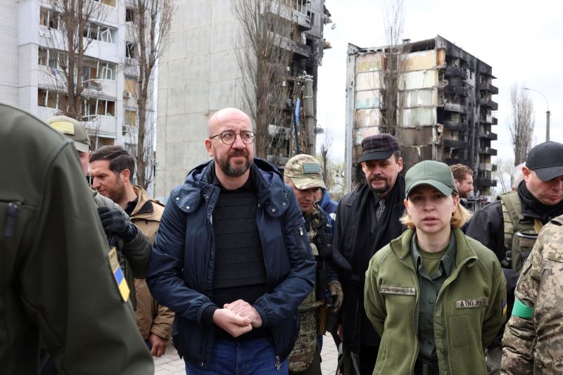 歐盟領袖造訪+1！視察遭屠戮小鎮　直批俄軍在烏犯戰爭罪
