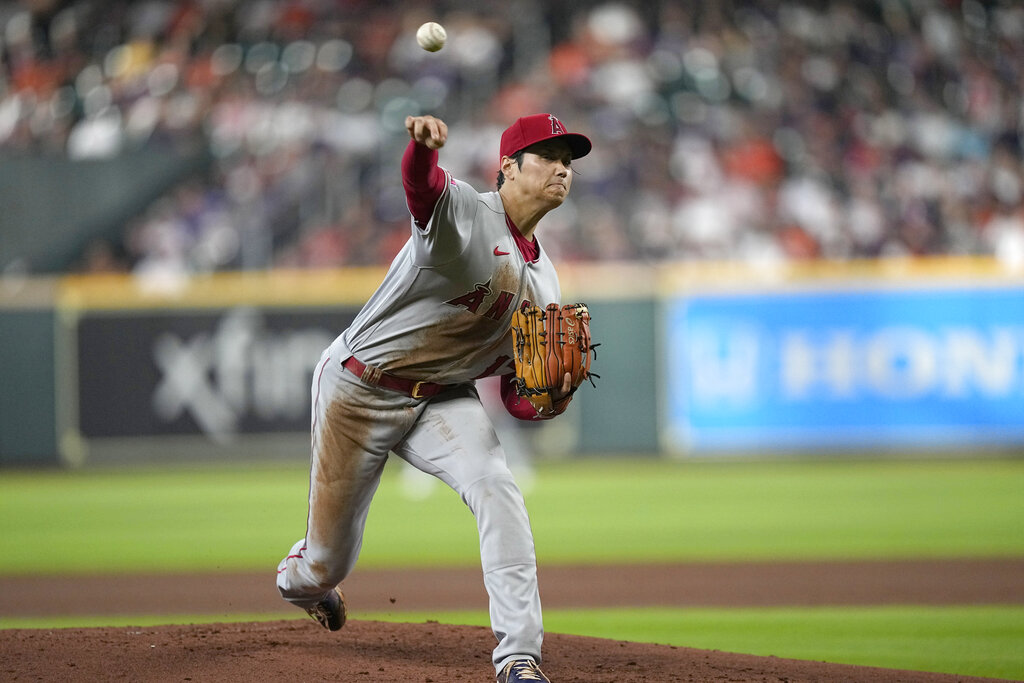 ▲天使隊日籍二刀流好手大谷翔平。（圖／美聯社／達志影像）