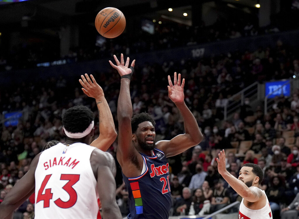 ▲76人Joel Embiid。（圖／美聯社／達志影像）