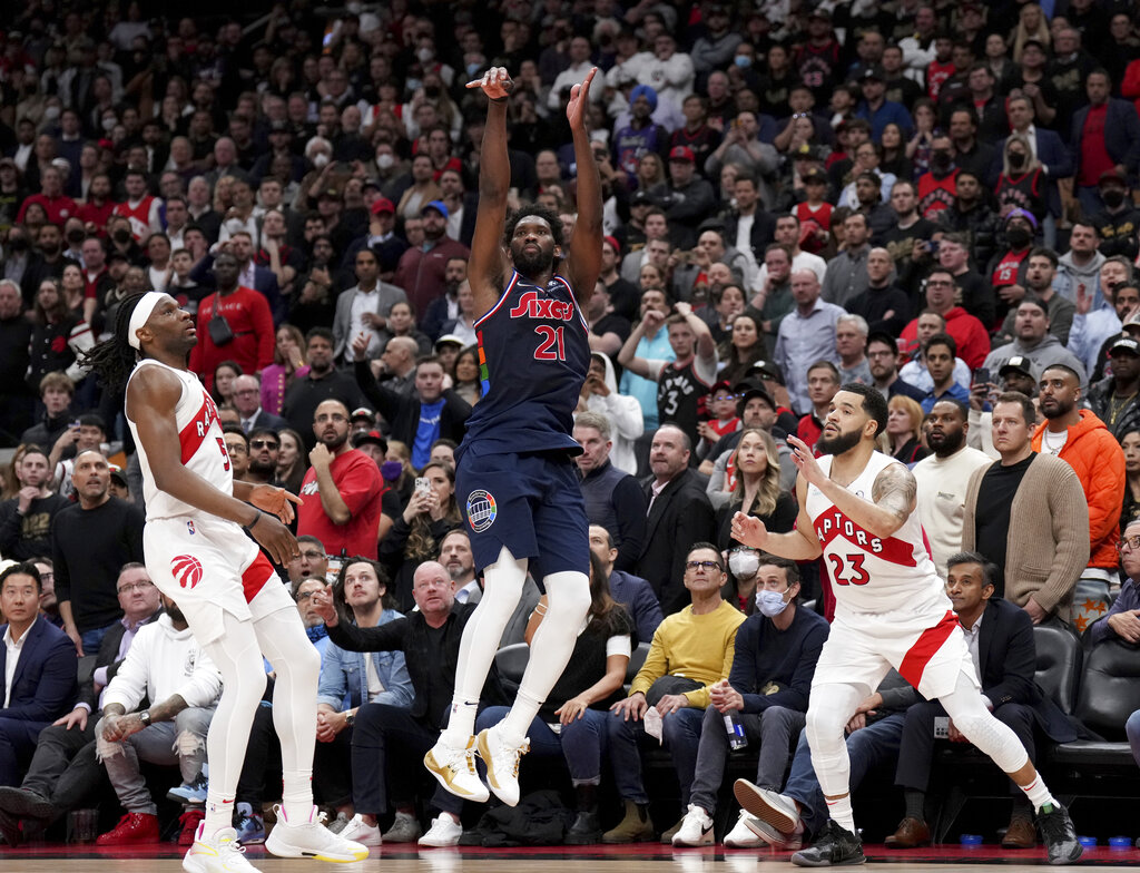 ▲76人Joel Embiid。（圖／美聯社／達志影像）