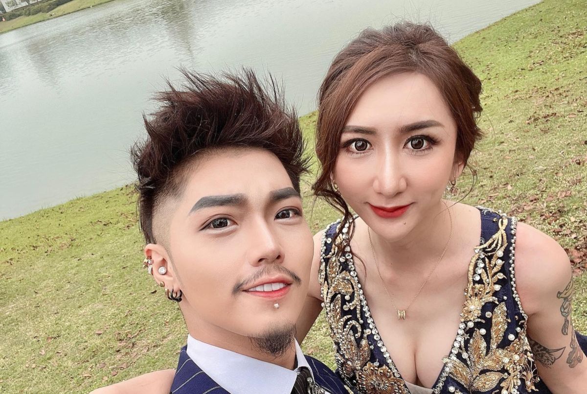 ▲鳳梨前任罔腰（右）宣布結婚。（圖／罔腰IG）