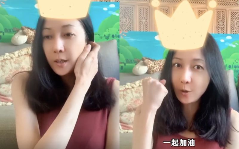 成龍小三素顏拍抖音!49歲皮膚像水煮蛋 路人:30歲吧?