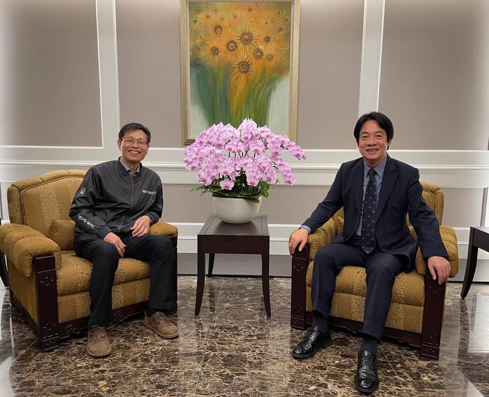 ▲賴清德與黃先柱交情深厚。（圖／翻攝自賴清德臉書）