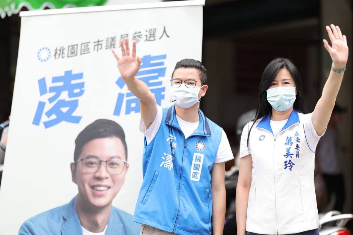 ▲朱立倫嫡系子弟兵凌濤近日頻打防疫議題，網路聲量衝高，目前路口演講也累積超過千場。（圖／翻攝自臉書）