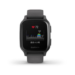 ▲Venu Sq GPS智慧手錶具有全天候健康監測功能，包括心率、血氧飽和濃度、壓力指數等。（圖／Garmin提供）