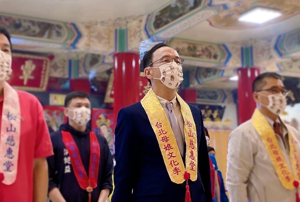 ▲國民黨朱立倫今（24）日表示，期盼羅智強能像立委陳玉珍一樣大氣的輔選。（圖／文傳會提供）