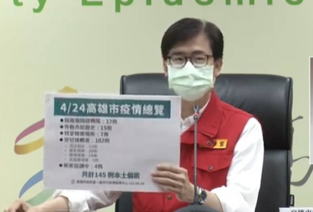 ▲高雄市今天新增145例確診個案，市長陳其邁認為，高雄疫情以外縣市旅遊史威脅最大。(圖／高市府提供)