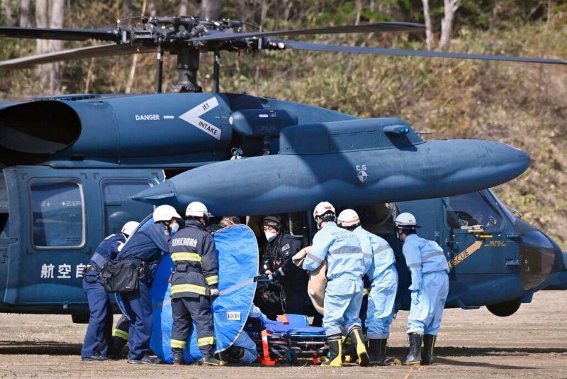 ▲海上保安廳以及自衛隊持續進行搜索。(圖/美聯社/達志影像)