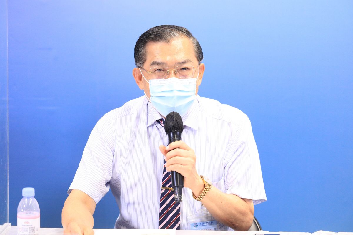▲中國醫藥大學附設醫院感染管制中心副院長黃高彬表示，民眾不用擔心吃到受感染豬肉會被影響。（圖／台中市政府提供）