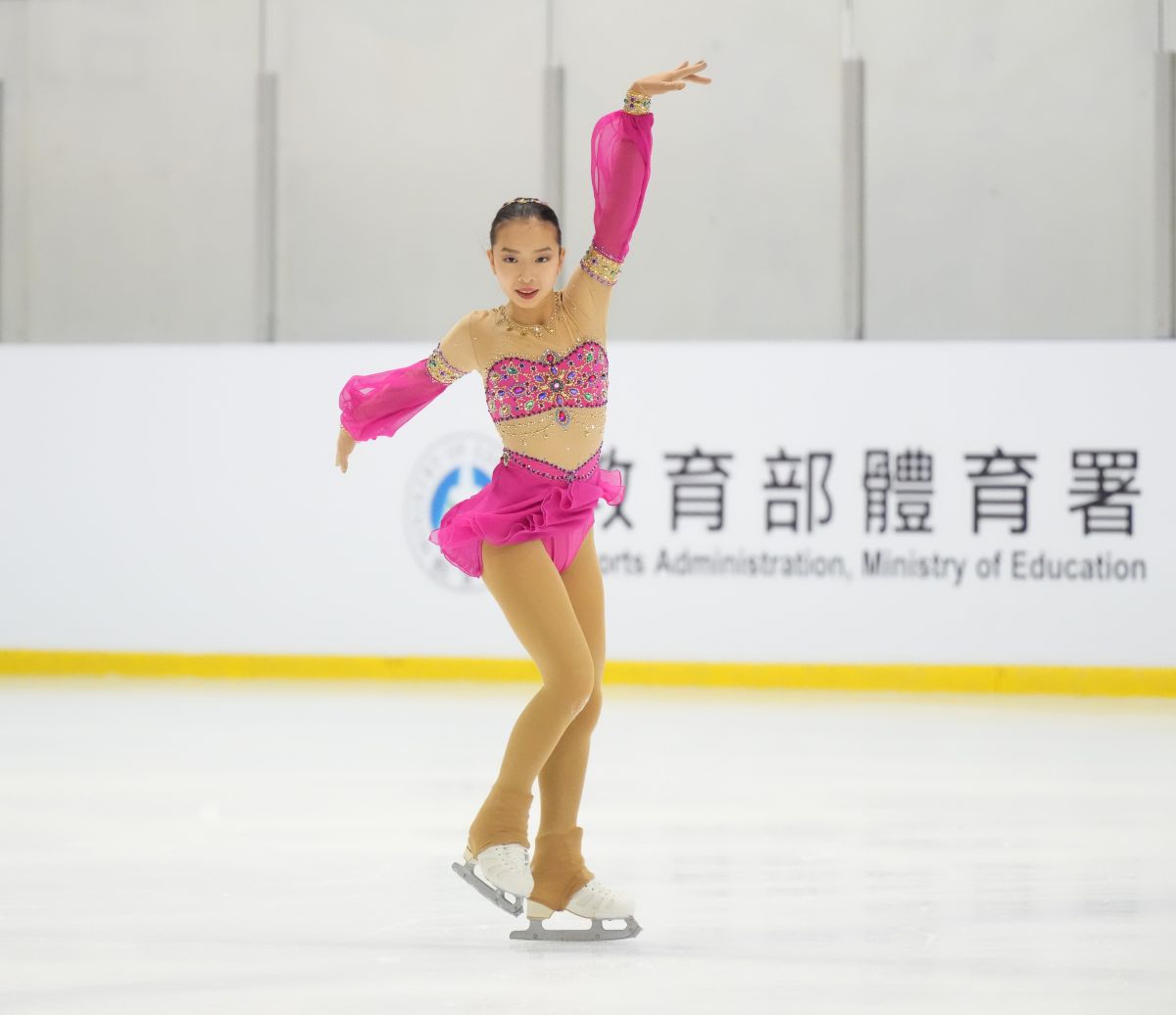 ▲丁子涵（中華民國滑冰協會提供）