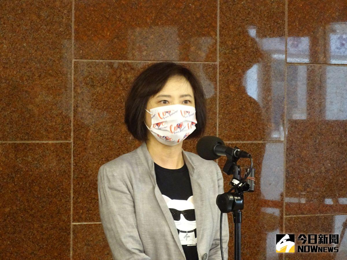 ▲民進黨立委何欣純表示，自己全力支持蔡其昌參選台中市長，希望民進黨贏回台中。（圖／記者呂烱昌攝）