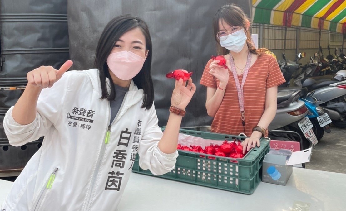 ▲國民黨發言人、高雄左楠區擬參選人白喬茵認為，這次蔻蔻姊在確認後四天又自我宣布「我沒確診」，根本是帶頭作亂最佳示範。（圖／翻攝畫面）