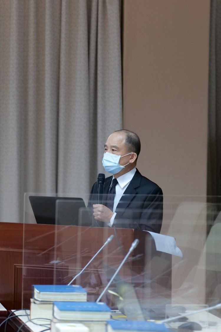 ▲監察院日前邀請國防部全民防衛動員署長白捷隆座談