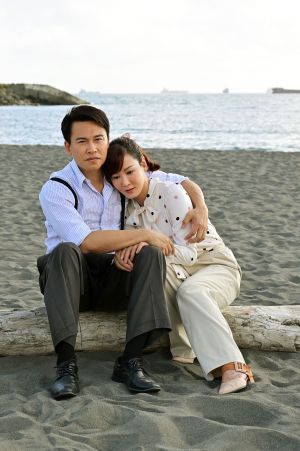邱琦雯 ▲《美麗人生》邱琦雯和王振復飾演貧苦夫妻檔。(圖/台視提供)