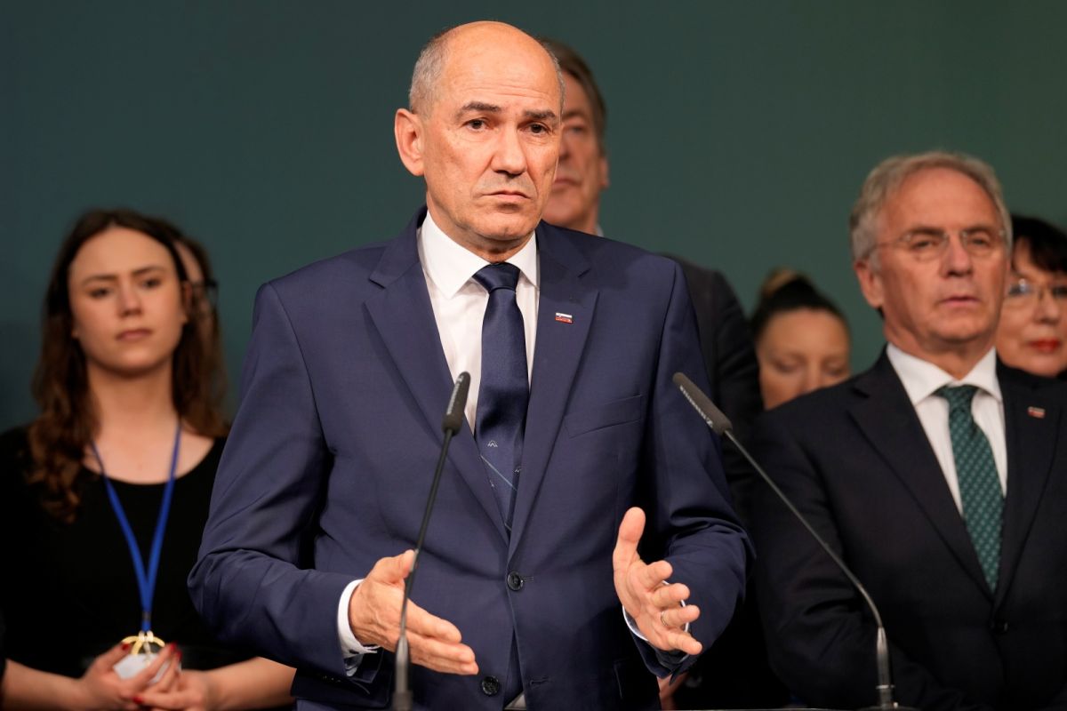 ▲斯洛維尼亞24日舉行國會大選，開票結果顯示，對台灣持友好立場的現任總理揚薩無緣連任。（圖／美聯社／達志影像）