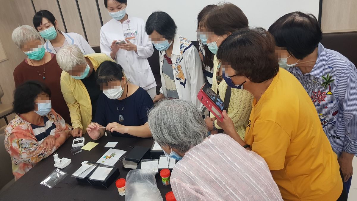 ▲奇美醫學中心家屬支持團體-抒壓課程（圖／奇美醫學中心提供）