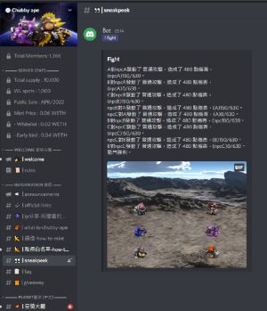 ▲樂點推出胖胖猿，可帶到Discord 進行玩家對系統 PVE 、玩家對戰 PVP 賺取獎勵代幣。（圖／樂點提供）