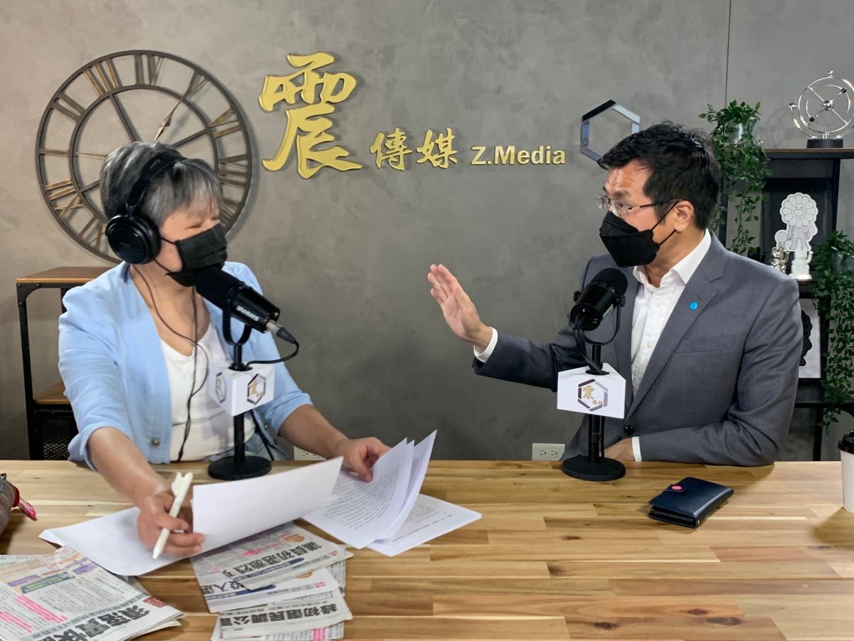 ▲民進黨立委羅致政今（26）日接受媒體人黃光芹的「新聞不芹菜」節目專訪。（圖／震傳媒提供）