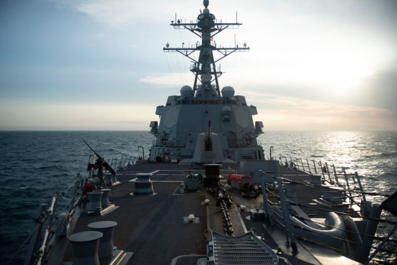 ▲美國海軍第七艦隊、美軍勃克級導向飛彈驅逐艦桑普森號(圖)於4月26日通過台灣海峽。(圖/翻攝自美國海軍第七艦隊網頁)