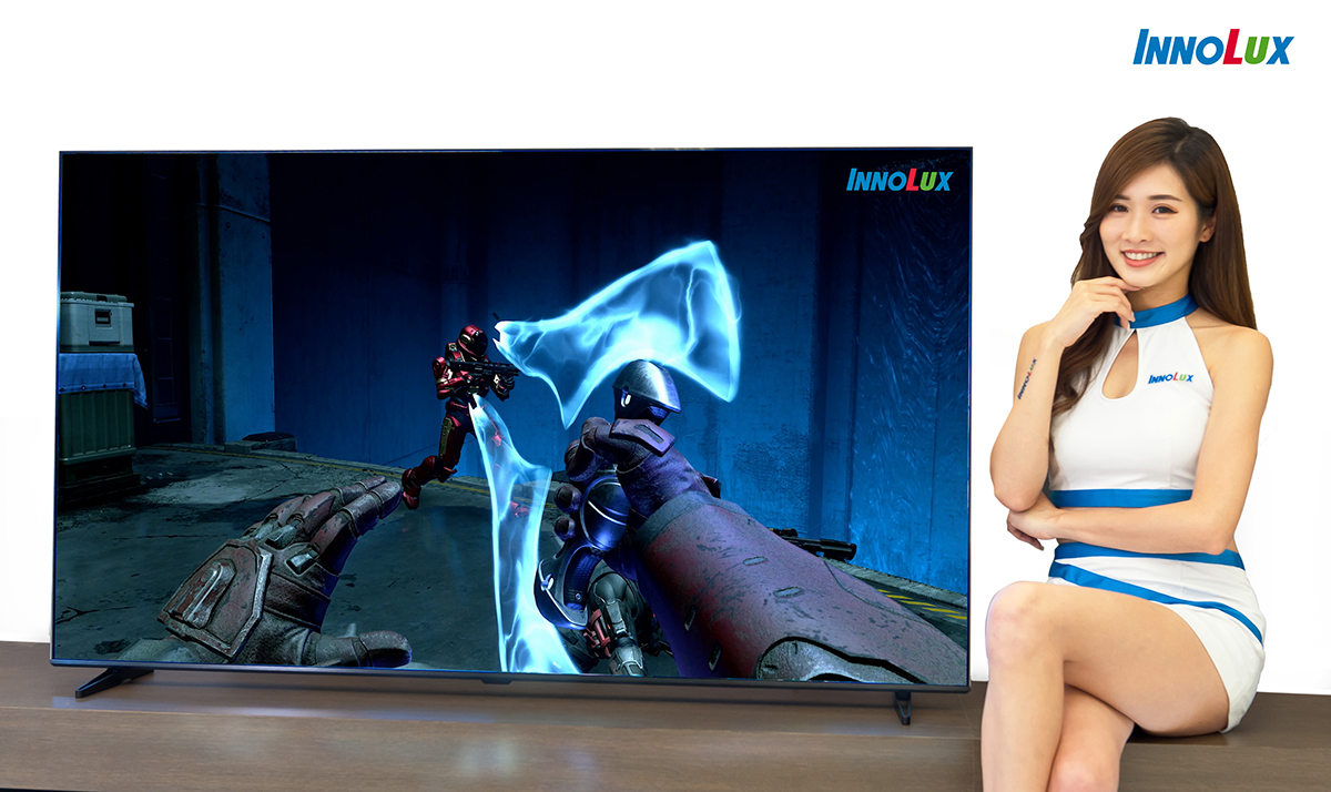 ▲針對近期中國大陸封城、國際地緣政治緊張等，是否影響產業景氣。群創董事長洪進揚坦言，確實影響供應鏈造成負擔，包括影響客戶拉貨意願，另外價格也呈現低位運行。圖為群創65吋240Hz miniLED電競電視。（圖／群創提供）