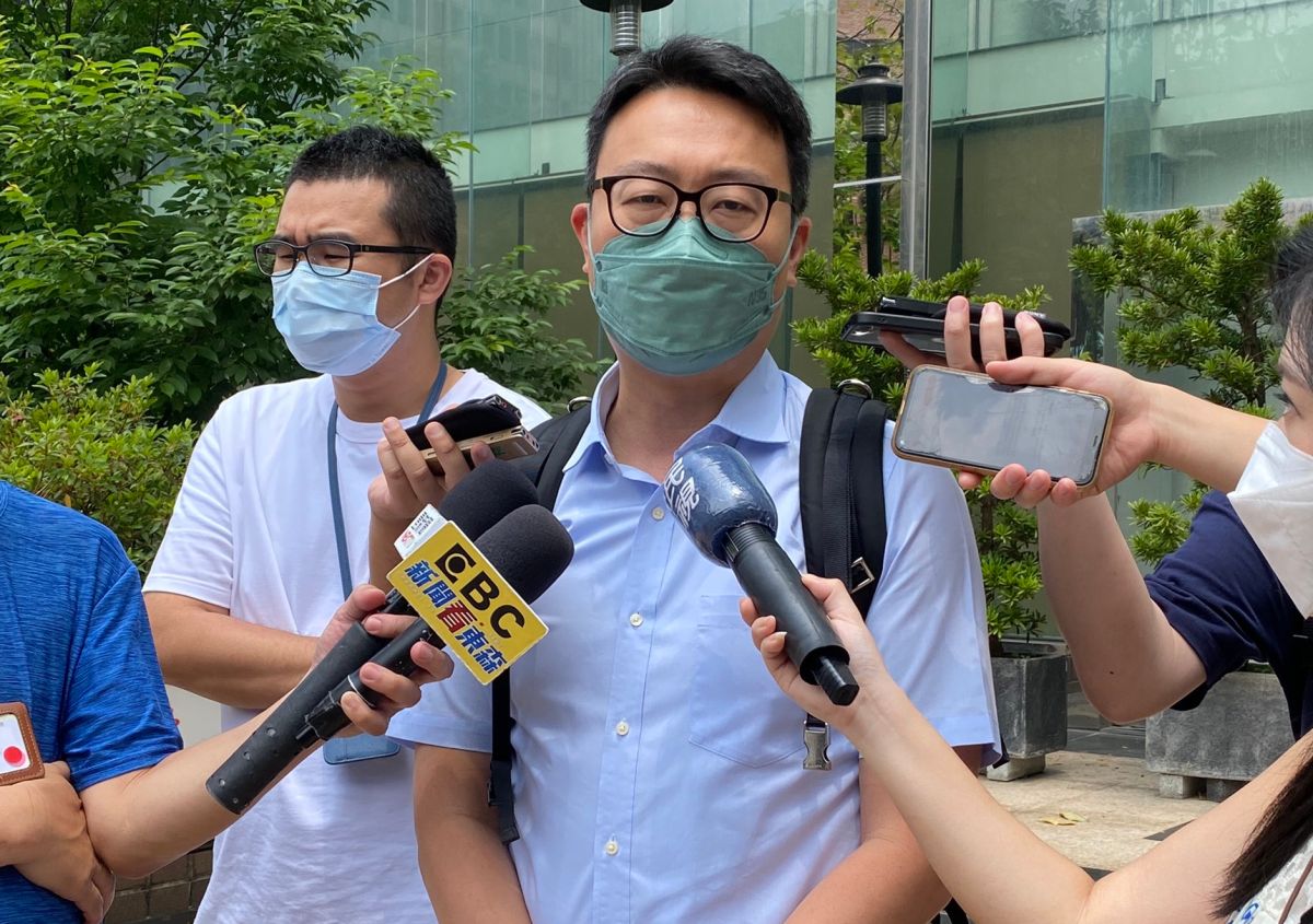 ▲陳世凱酸，黃士修如果政見不會，google也要會，避免貽笑大方。（圖／記者王敏旭攝，2022.04.27）