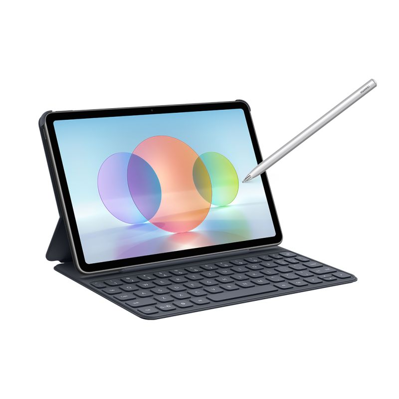 ▲MatePad 2022版搭配藍牙鍵盤就能立即化身小筆電。(圖/廠商提供)