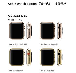 ▲Apple Watch第一代推出，當時同步上市了Edition系列，有18K金和玫瑰金錶框材質，售價34萬~57萬元，相當貴氣。(圖／翻攝官網)