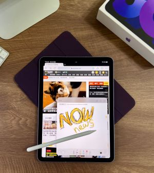 iPad Air 5。(圖/記者周淑萍攝) ▲iPad Air 5。(圖/記者周淑萍攝)
