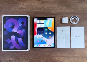iPad Air 5。(圖/記者周淑萍攝) ▲iPad Air 5。(圖/記者周淑萍攝)