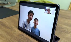 iPad Air 5。(圖/記者周淑萍攝) ▲iPad Air 5。(圖/記者周淑萍攝)