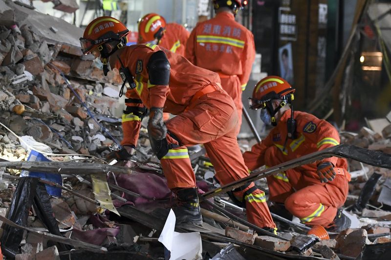 長沙樓房倒塌案　官方刑事拘捕9名涉案人
