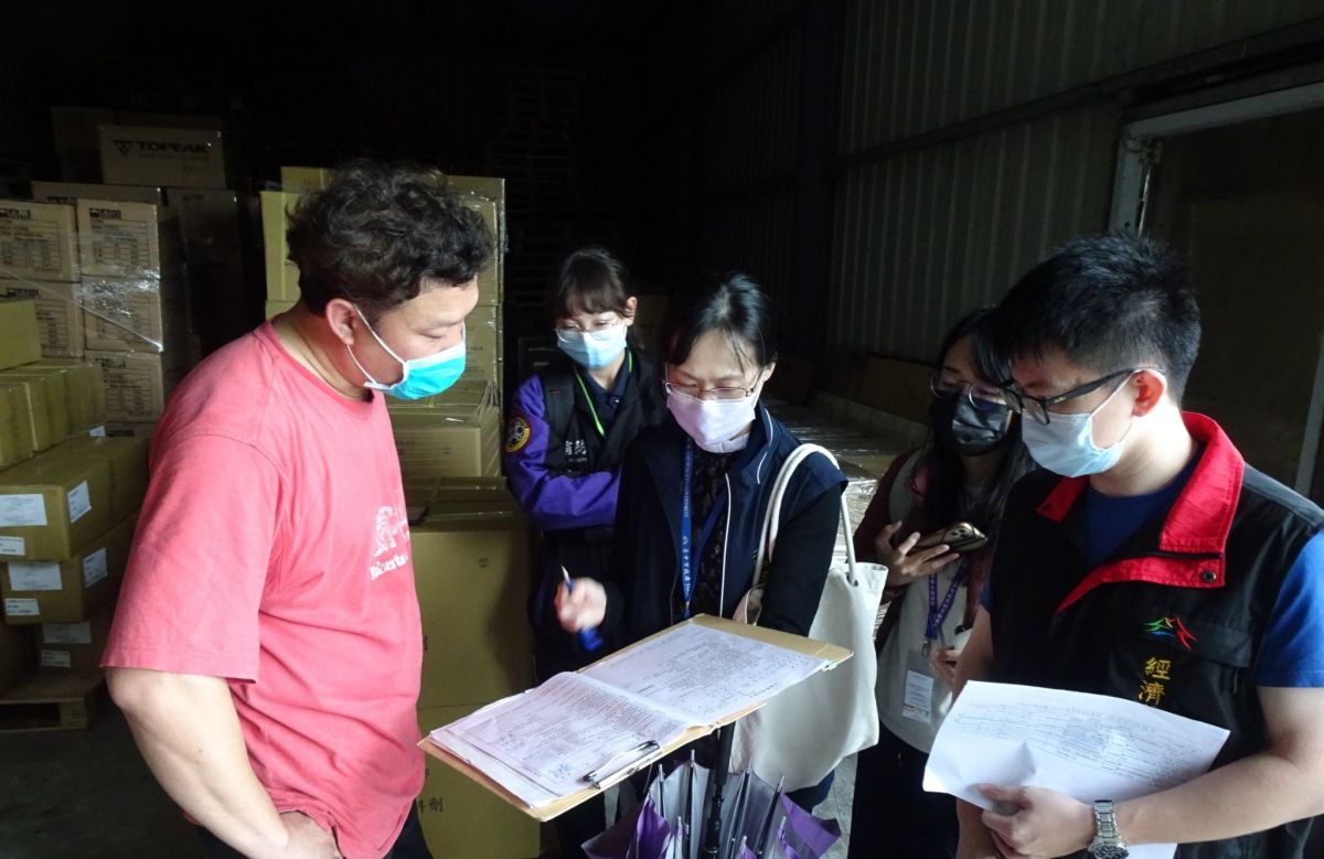 ▲台中市政府未登記工廠聯合加強矯正小組(圖／經發局提供2022.5.1)