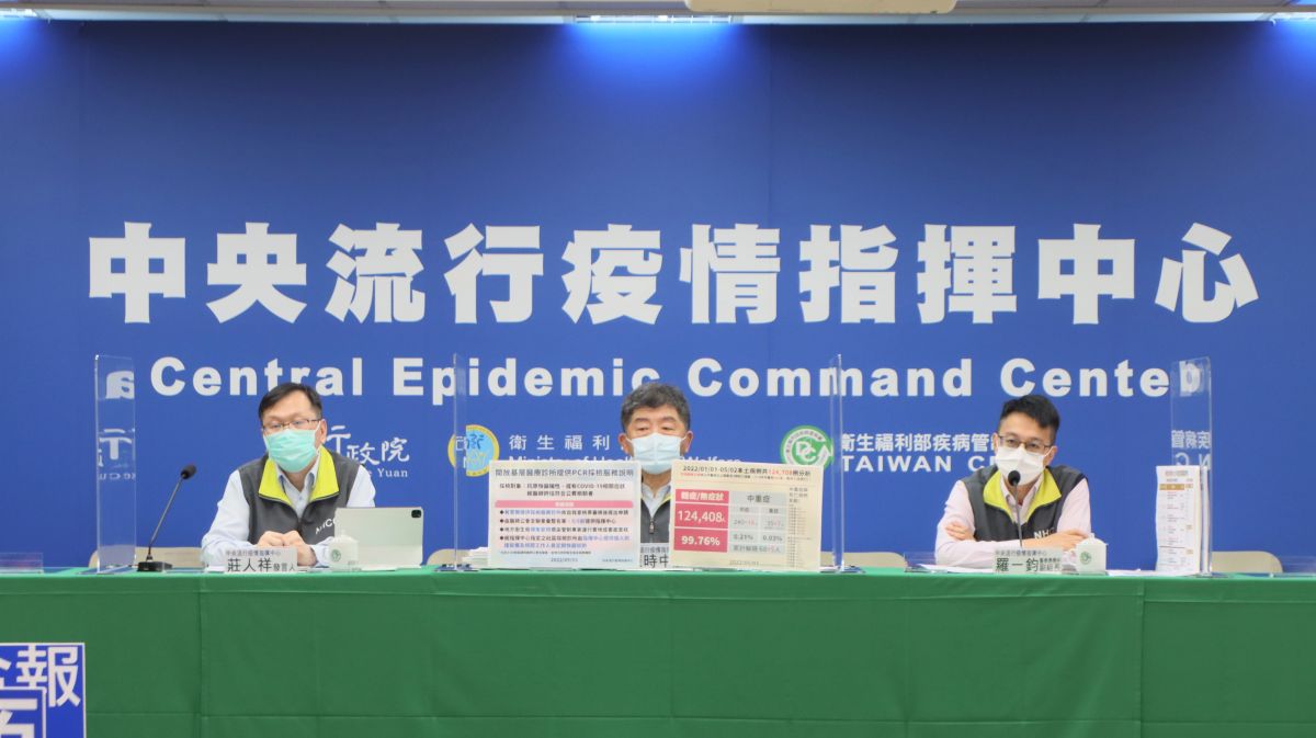 ▲指揮中心針對網路販售快篩試劑狀況進行說明。（圖／指揮中心）