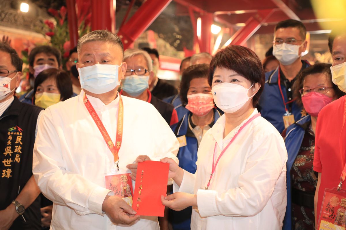 ▲顏清標心灰意冷，決定退出政壇第一線，藍營憂心牽動台中市長盧秀燕年底選情。（資料畫面／台中市政府提供，2022.05.03）