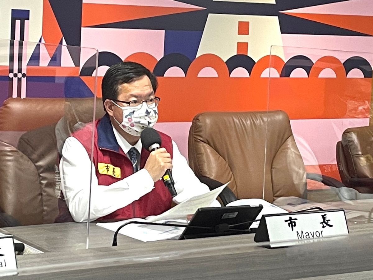 ▲北北基桃疫情快速升溫，鄭文燦呼籲中央可以考慮提高快篩試劑每天的量能，並開放多元通路方便民眾購買快篩劑。（圖／桃園市政府提供）