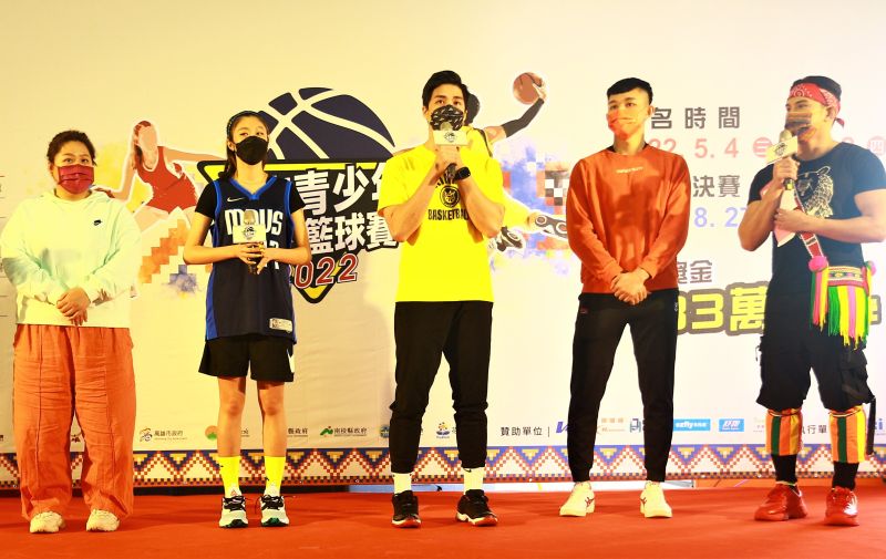 ▲宣傳大使蔡嘉茵(左起)、高倩怡、林力仁、盧峻翔。（圖／官方提供）